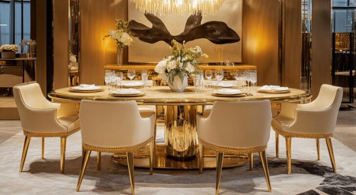 Comment choisir l’Ensemble Table et Chaises Goldfan ideal pour une salle a manger contemporaine